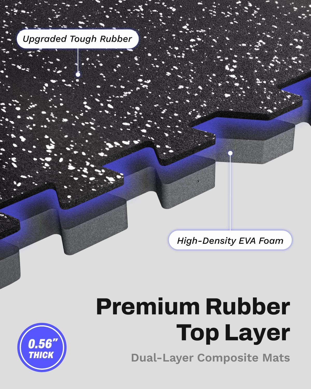 Detalle 2 de AIRHOP Gym Mats 96 sq ft 🧘