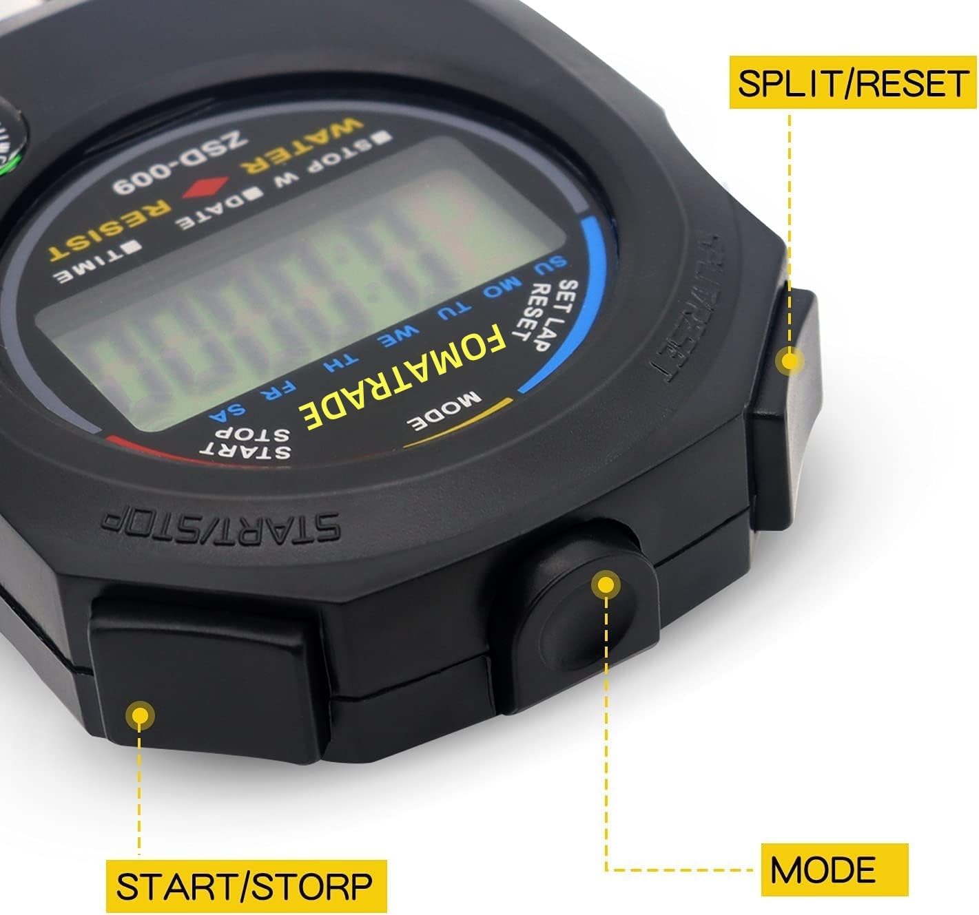Detalle de Fomatrade digital stopwatch 8-pack