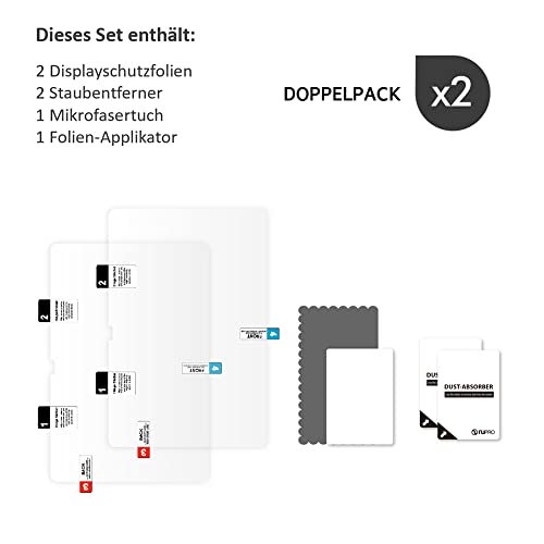 Detalle 2 de NuPro Antireflex-Displayschutzfolie (2er-Pack) für Amazon Fire Max 11 (2023)