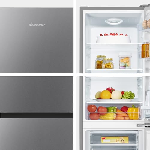 Thumbnail 3 de Fridgemaster MC50165EB 50cm Freestanding Fridge Freezer (175 L) with Crisper Box, Reversible Door, LED Light, Black