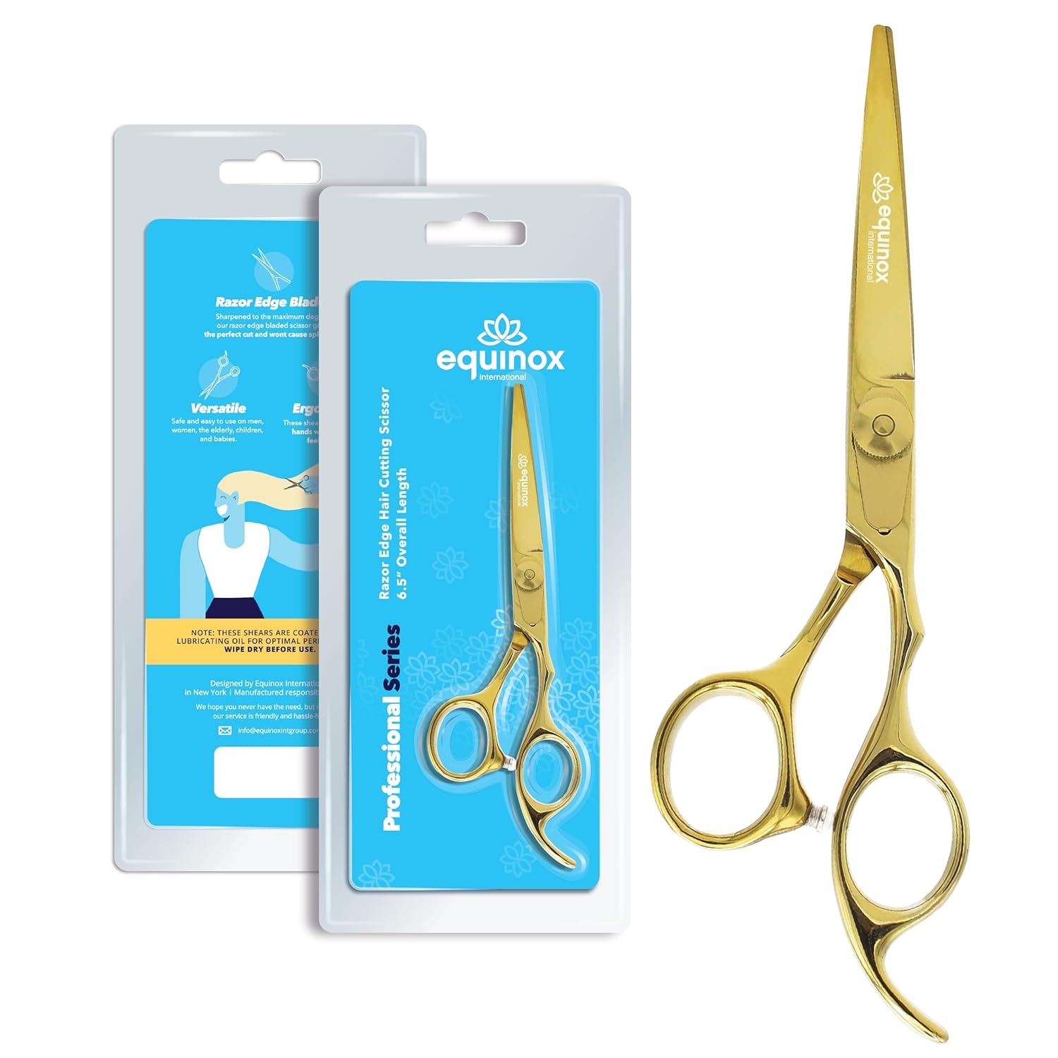 Equinox Razor Edge Series 6.5” Hair Scissors ✂