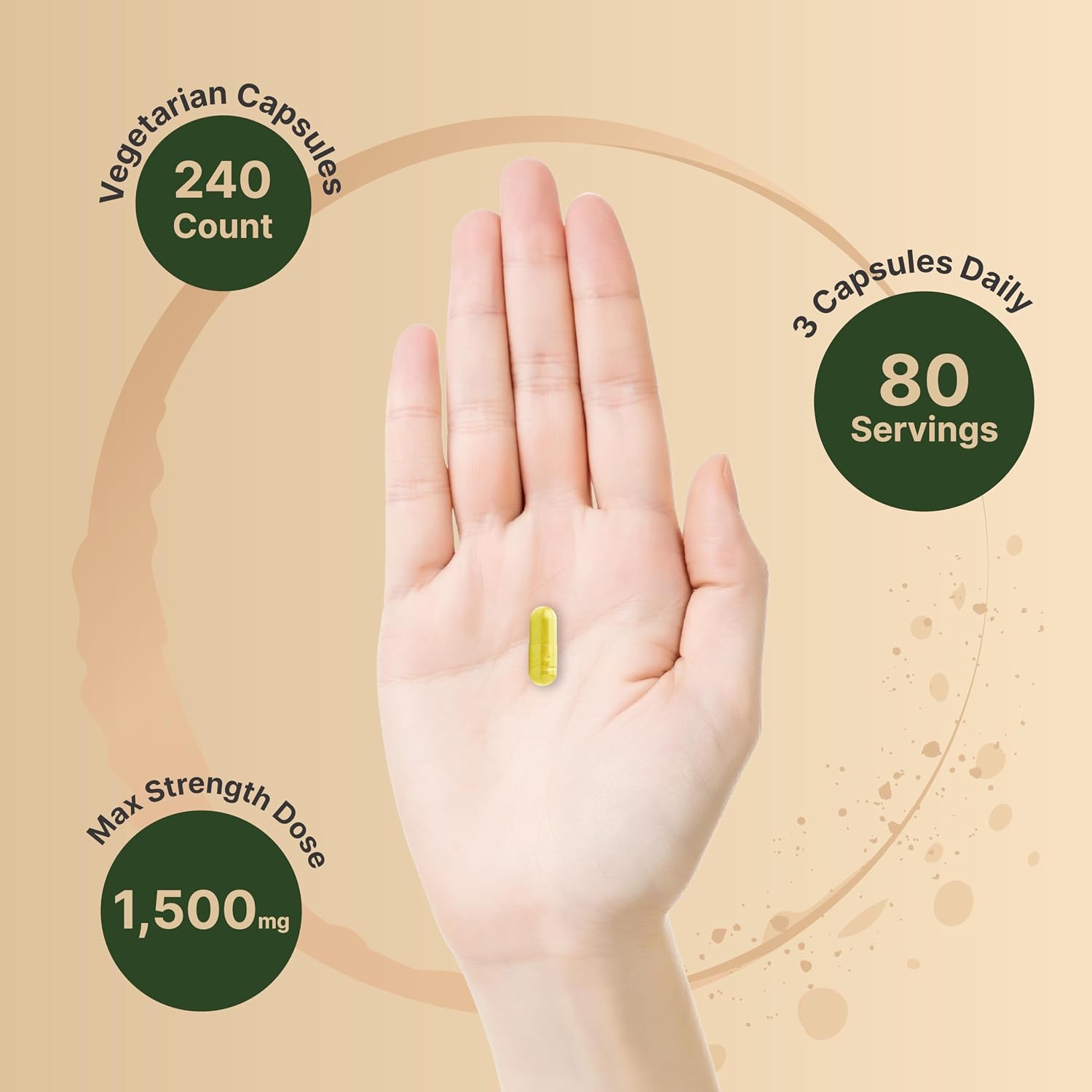 Detalle de NatureBell Berberine Supplement 240 Capsules
