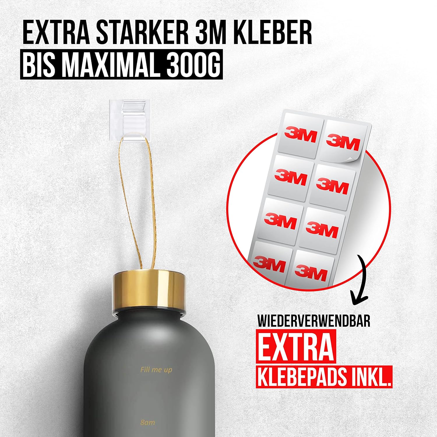 Detalle 1 de MYMIND Kabelhalter selbstklebend 50 Stück