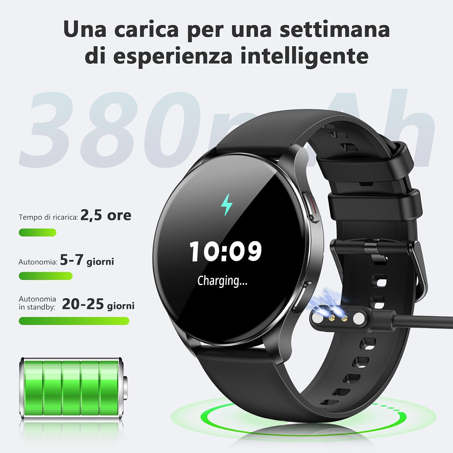 Thumbnail 6 de Blackview Smartwatch Uomo Donna con schermo AMOLED da 1,43'' – Chiamate Bluetooth, 110+ modalità sport e monitoraggio salute