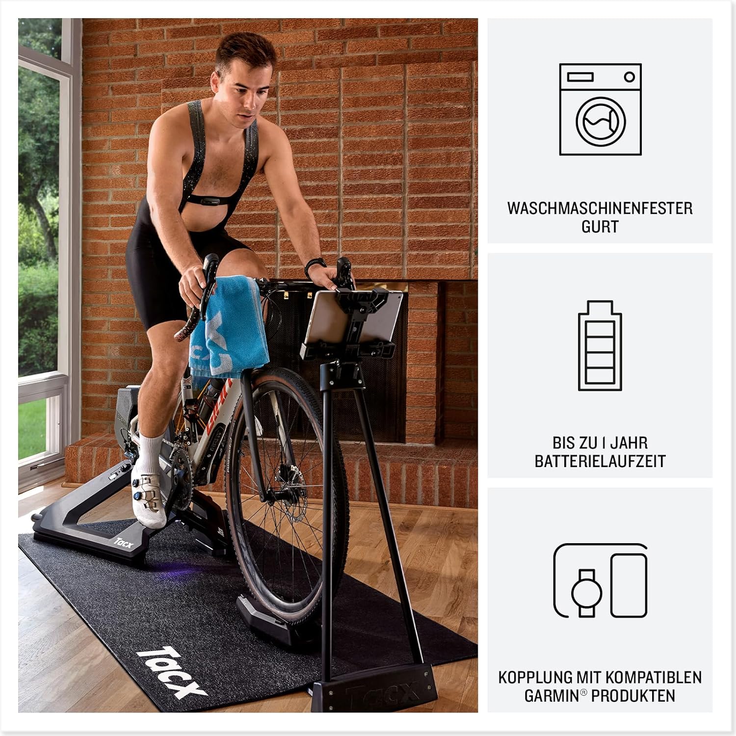 Detalle de Garmin HRM 200 Brustgurt M‑XL 1 Jahr Batterie