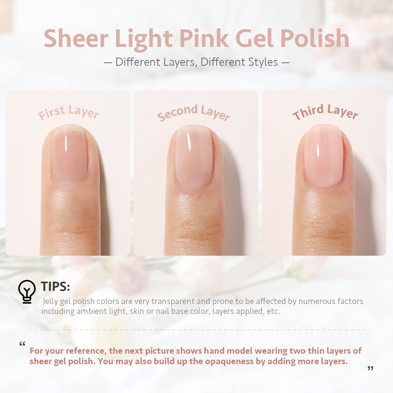 Thumbnail 1 de GAOY Sheer Gel Nail Polish 16ml 💅