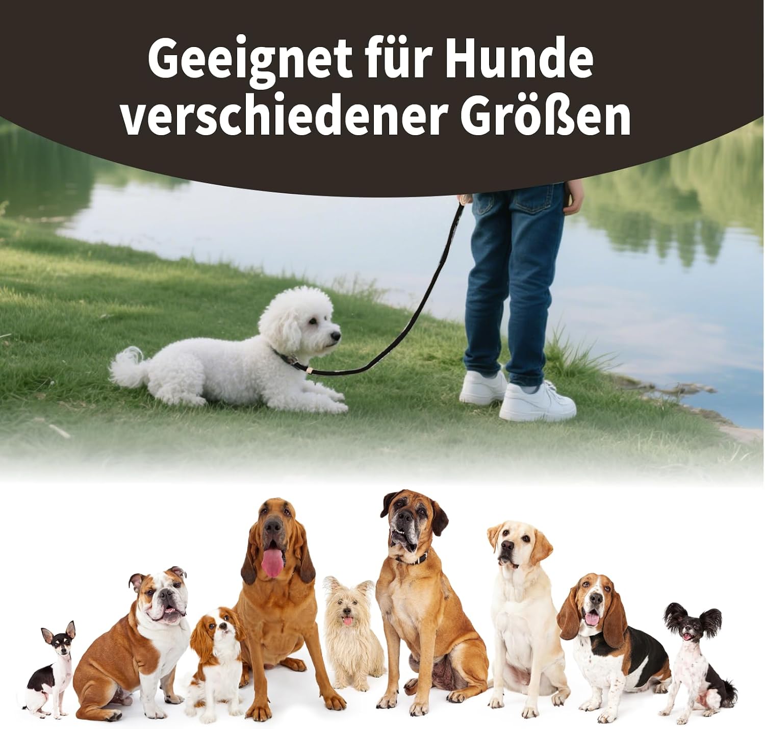 Thumbnail 4 de Retrieverleine mit Zugstopp 180 cm đ