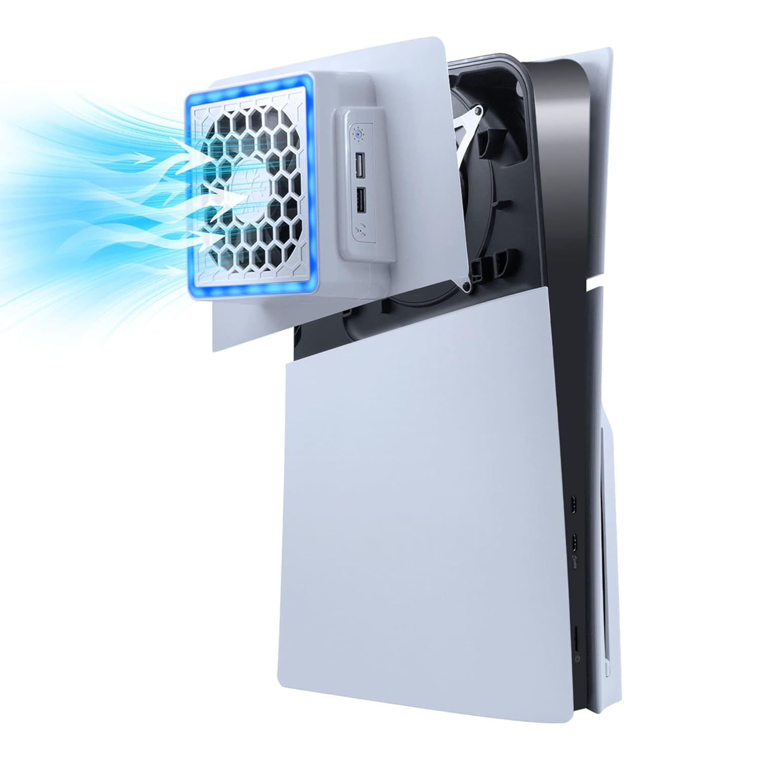 Detalle de Mcbazel PS5 Slim Lüfter 3 Stufen