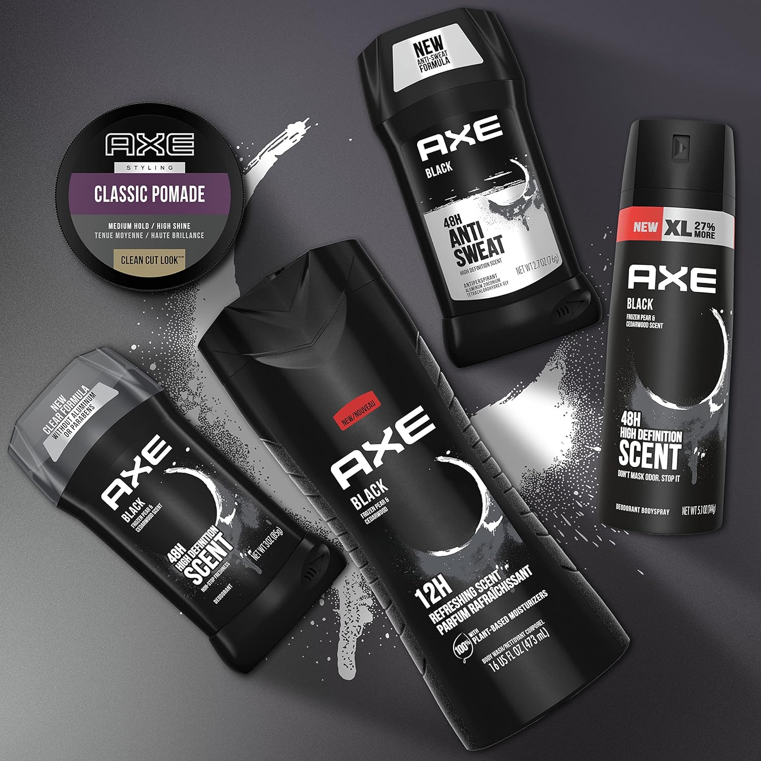 Thumbnail 5 de AXE Clean Cut Look Classic Hair Pomade — Medium Hold, Natural Finish (2.64 oz, 2 Count)