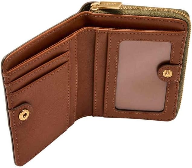 Detalle de Fossil Logan Card Case Wallet pour femmes — cuir ou polyuréthane, compact et malins compartiments