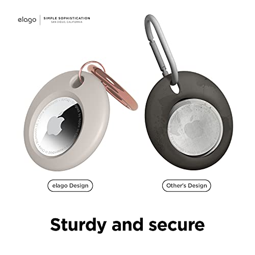 Thumbnail 2 de elago Étui de Base pour AirTag — silicone alimentaire, porte‑clé inclus 🧷