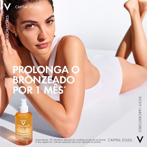 Thumbnail 2 de Vichy Capital Soleil Tan Illuminating Solar Protective Water SPF50 (200ml) for all skin types