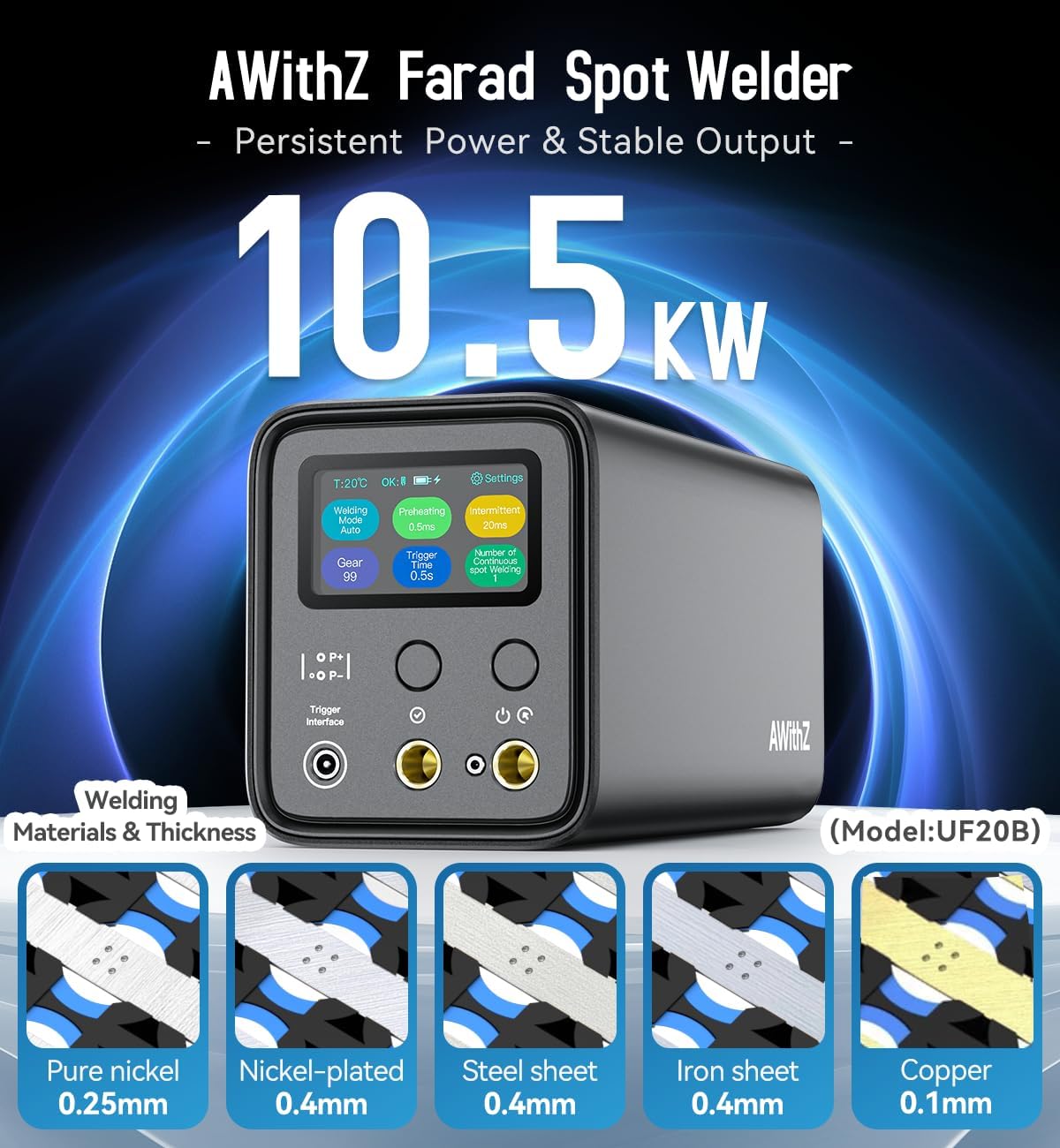 Detalle 2 de AWithZ UF20B 10,5 kW Punktschweißgerät