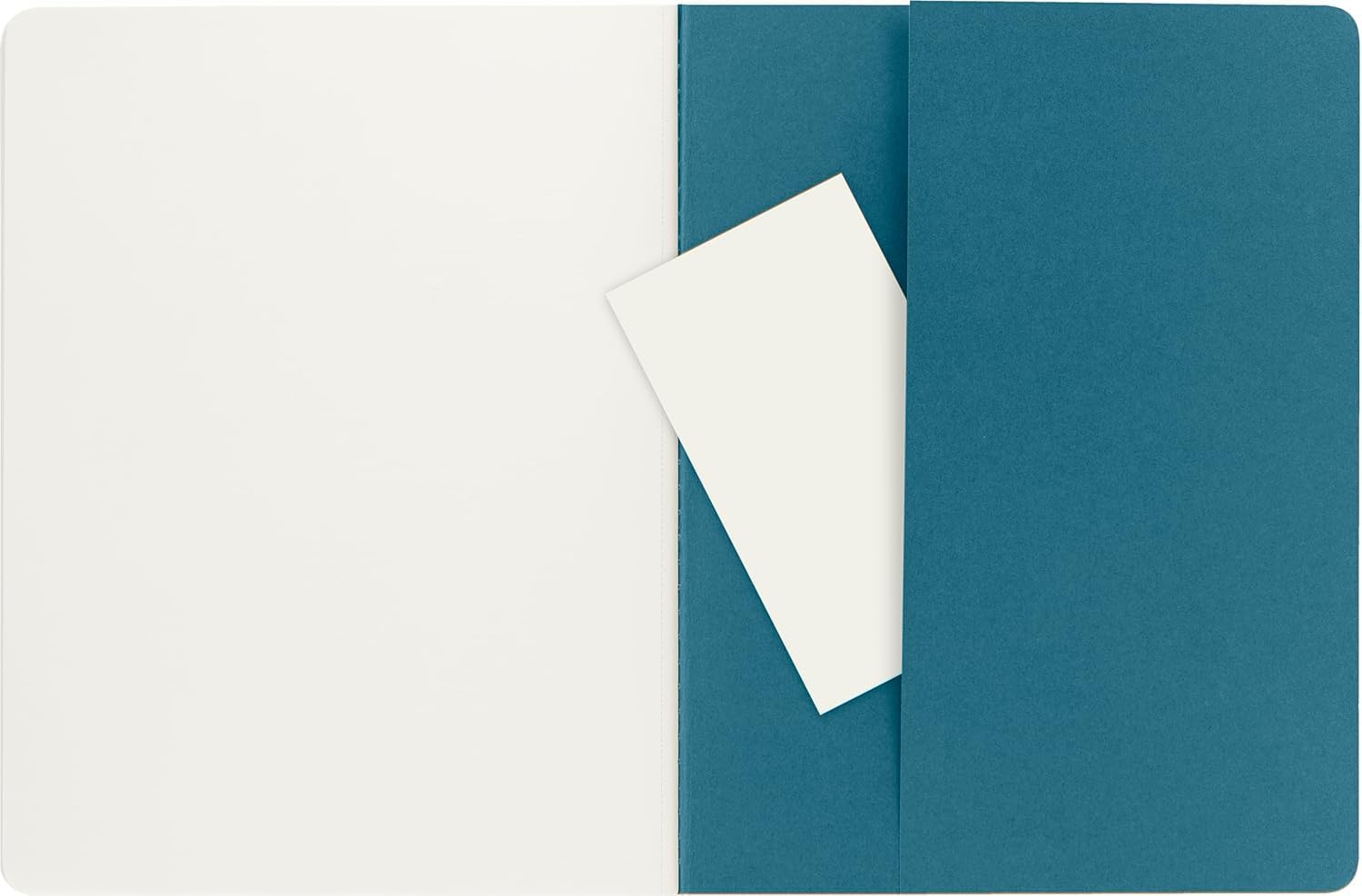 Thumbnail 5 de Moleskine Cahier Journal Set (3 Notebooks) – Extra Large 19 x 25 cm, Brisk Blue, Plain Pages
