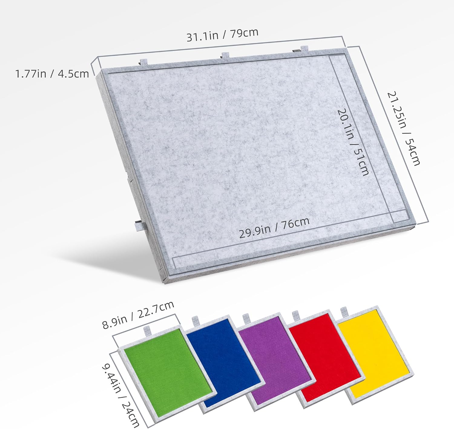 Thumbnail 6 de LAVIEVERT Tilting Puzzle Board with 2-in-1 Stand & Cover and 5 Drawers (Light Grey) for 1,000-Piece Puzzles
