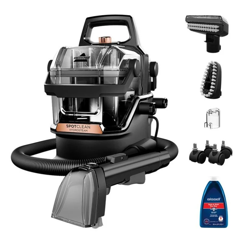 Detalle de Bissell SpotClean Hydrosteam Pro: limpiador de vapor 1,9 L para alfombras, suelos y tapicería