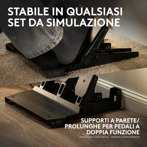 Detalle de Logitech G RS Pedals – Pedali per simulazioni di corsa con freno a cella da 75 kg