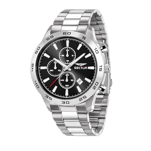 Detalle de Sector No Limits Orologio Uomo 45 mm Collezione 270 – Cronografo Analogico Sunray