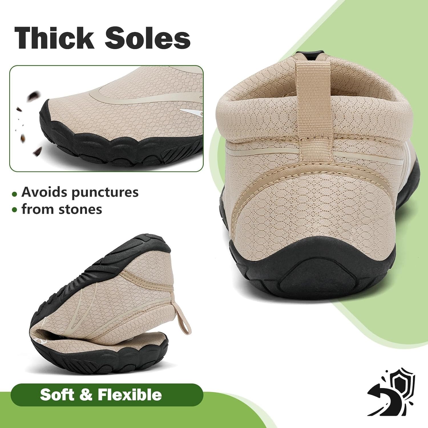 Thumbnail 3 de Mishansha Unisex Badeschuhe: leichte, atmungsaktive Barfußschuhe mit rutschfester Sohle (Gr. 36–46)