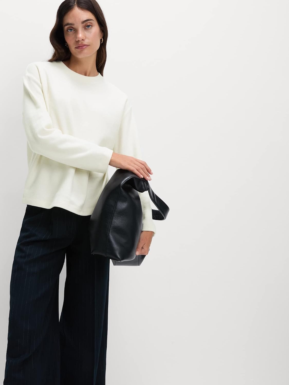 Detalle 2 de Marks & Spencer sweatshirt voor dames met hoog katoengehalte en normale pasvorm