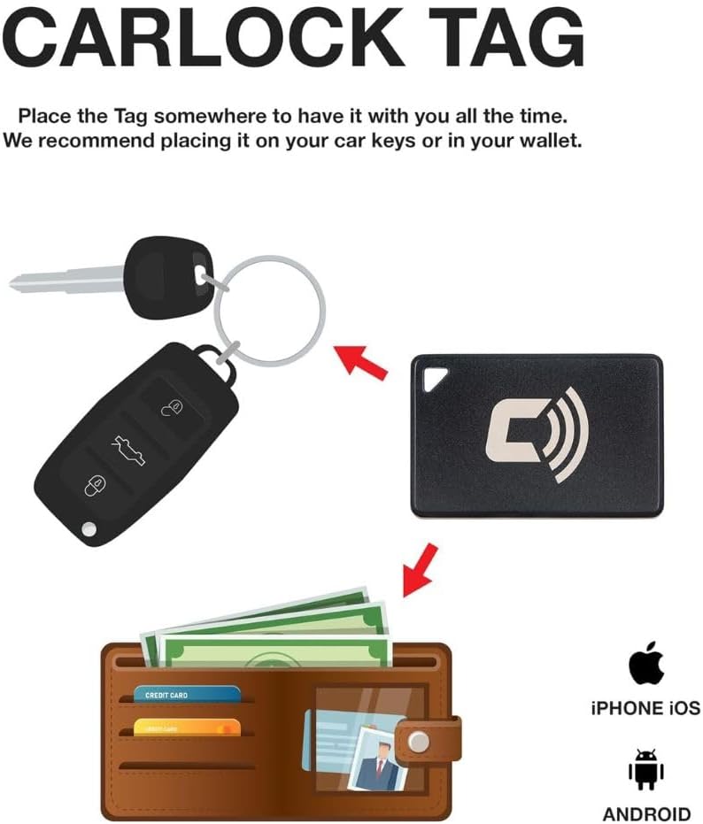 Thumbnail 6 de Carlock Basic anti-theft car security system with wired GPS tracker, vibration sensor add-on & Carlock TAG 2.0