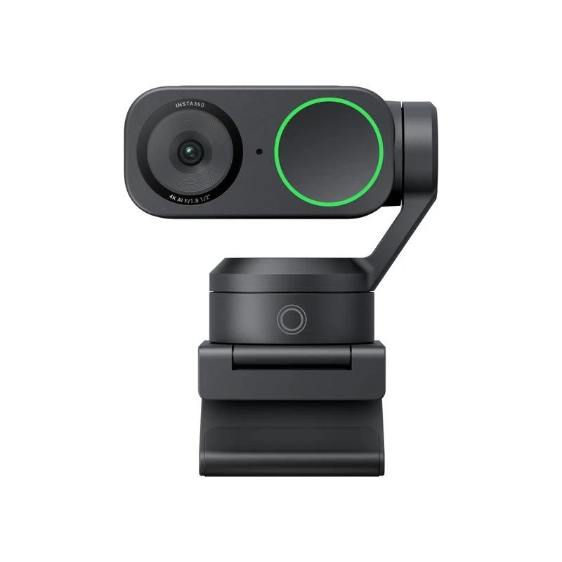 Detalle de Insta360 Link 2: Cámara web 4K Ultra HD con gimbal, IA y seguimiento para streaming y videollamadas