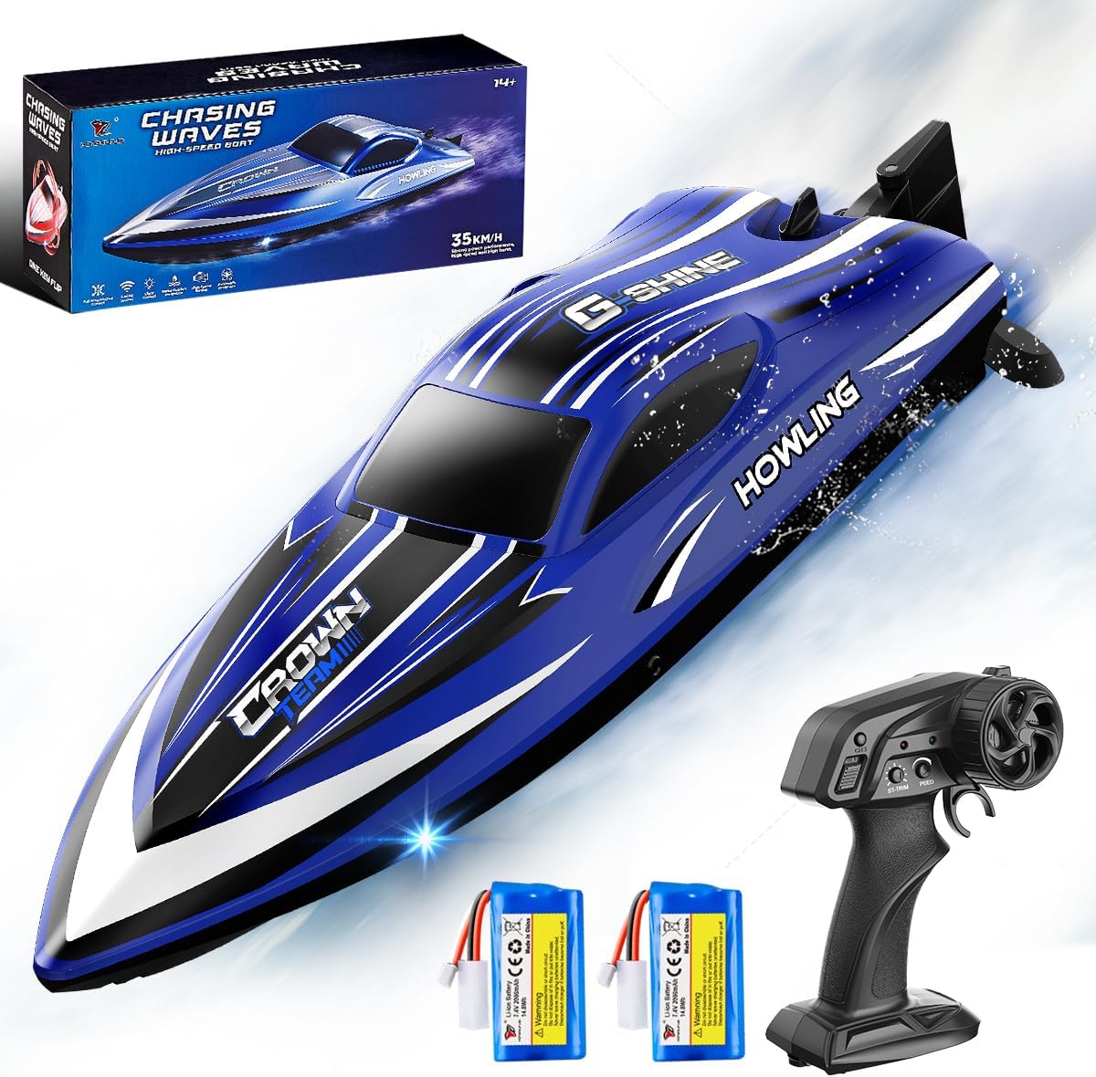 Bateau télécommandé RC 35 km/h 🚤