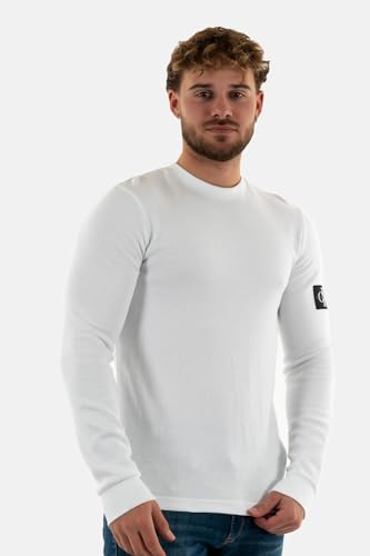 Detalle 2 de Calvin Klein Camiseta Manga Larga Hombre Badge Waffle