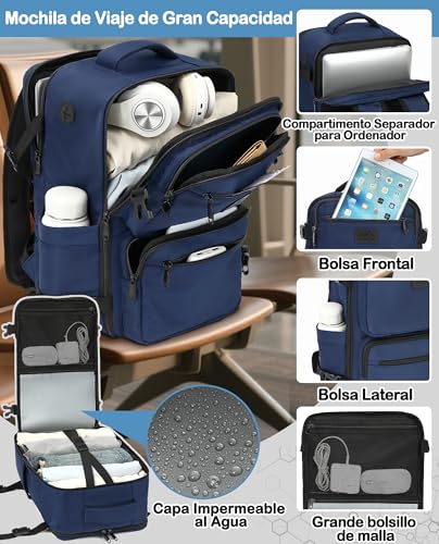Thumbnail 3 de LYNXCHER Mochila de Viaje Cabina Antirrobo 30L✈