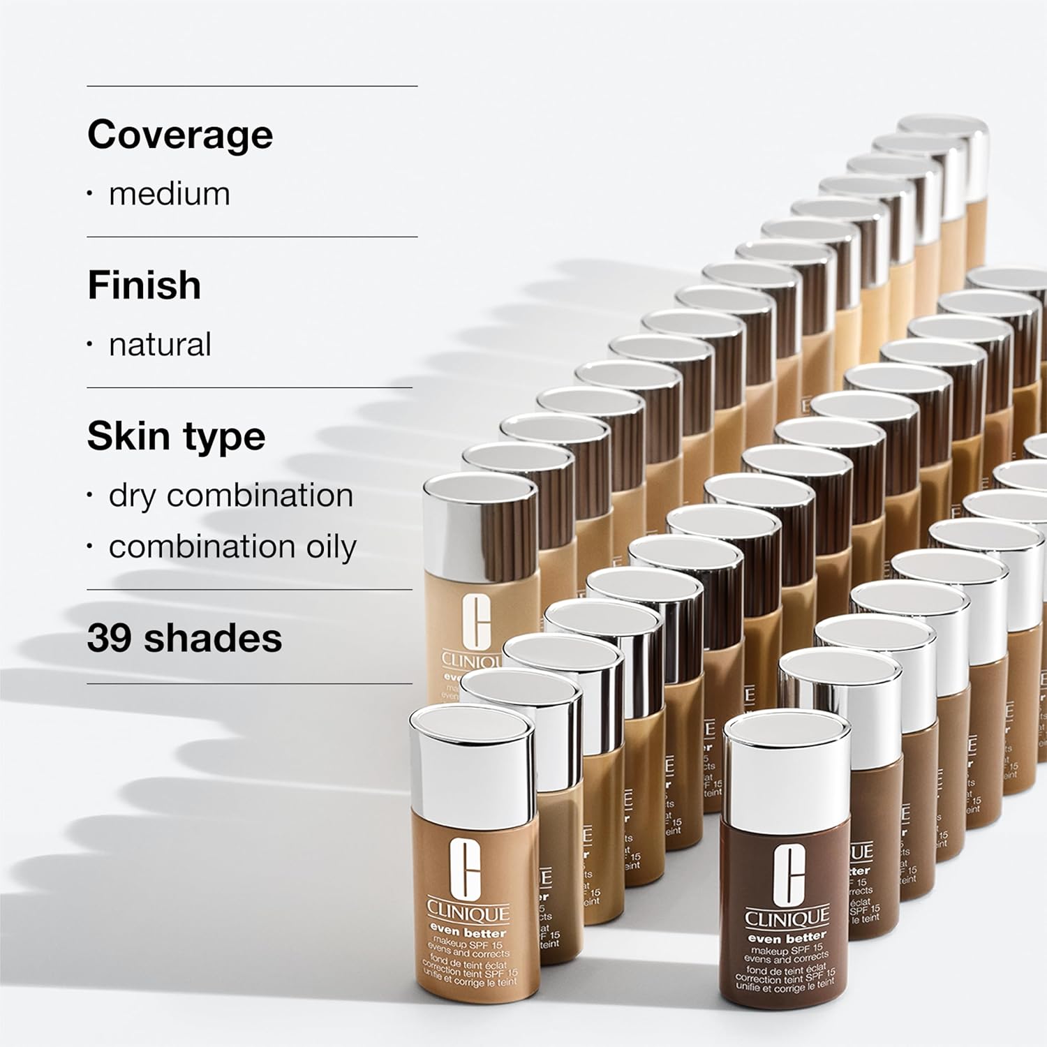 Thumbnail 4 de Clinique Even Better Makeup Foundation – Medium Coverage with SPF 15 (Broad Spectrum)