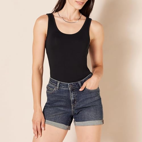 Detalle de Amazon Essentials 2-pack Tank para Mujer (Olive/Black) – Talla Medium