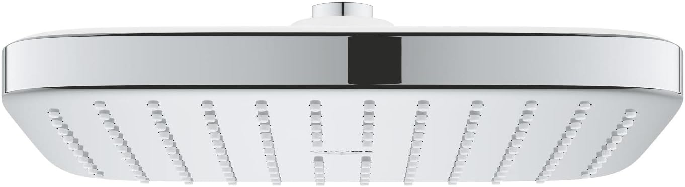 Detalle de GROHE Douche de tête Vitalio Comfort 250 Cube – jet Rain, forme carré 250 mm, pivotable, raccords 1/2
