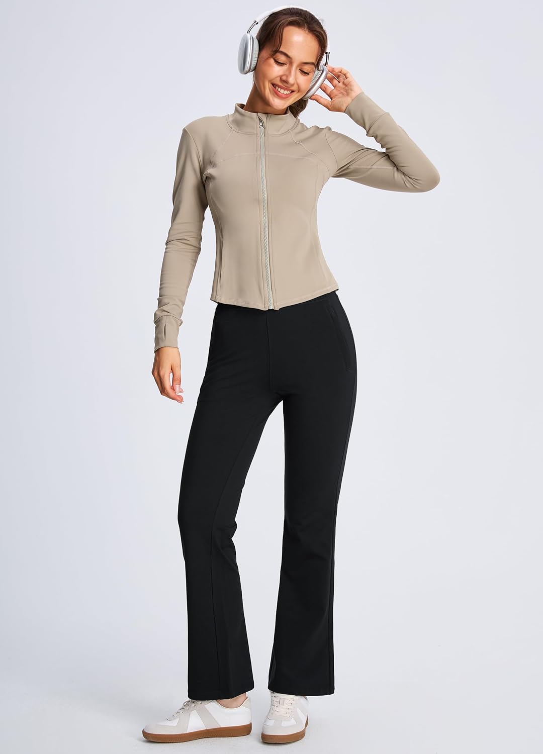 Thumbnail 6 de Libin Women's Fleece-Lined Flare Yoga Pants, Water-Resistant High Waist