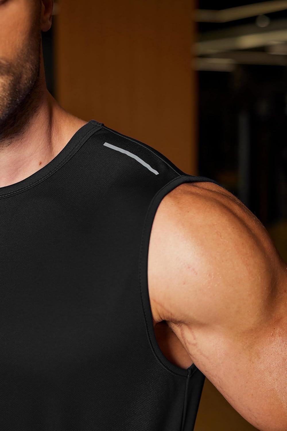 Thumbnail 1 de COOFANDY Men’s Sleeveless Quick-Dry Workout Tank Top (Moisture-Wicking, Reflective Detail)