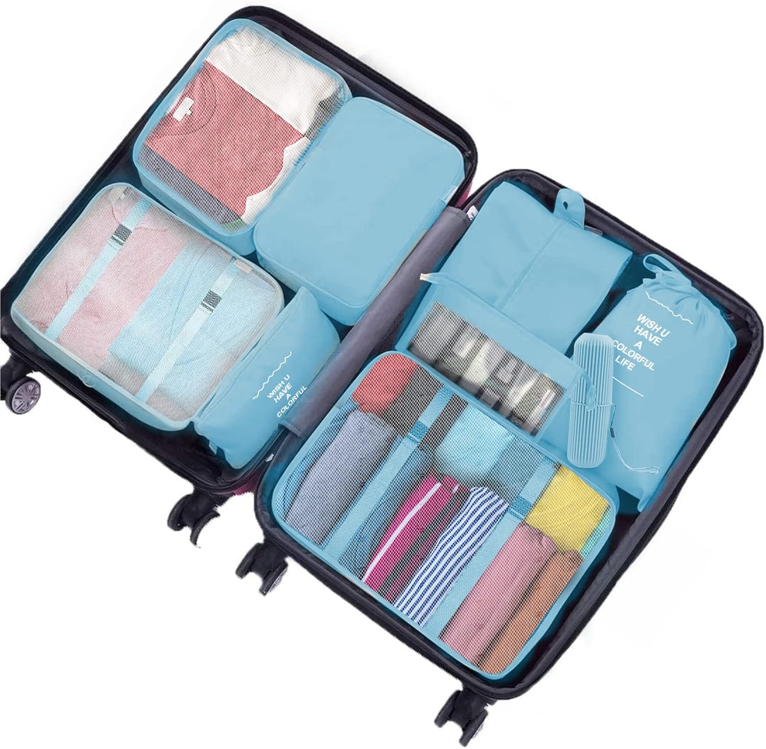 Detalle de Jsdoin Packing Cubes 9 PCS Travel set