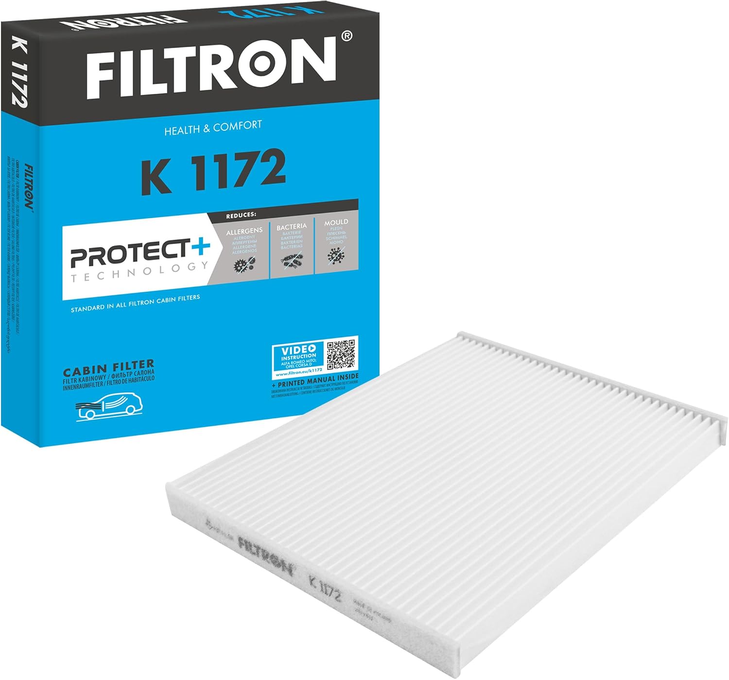 FILTRON K 1172 - Filtre d'habitacle pour véhicule de tourisme et utilitaires