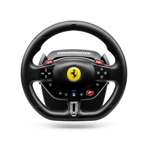 Detalle 2 de Thrustmaster T98 Ferrari 296 GTB: volante y pedalier para PS5 y PC