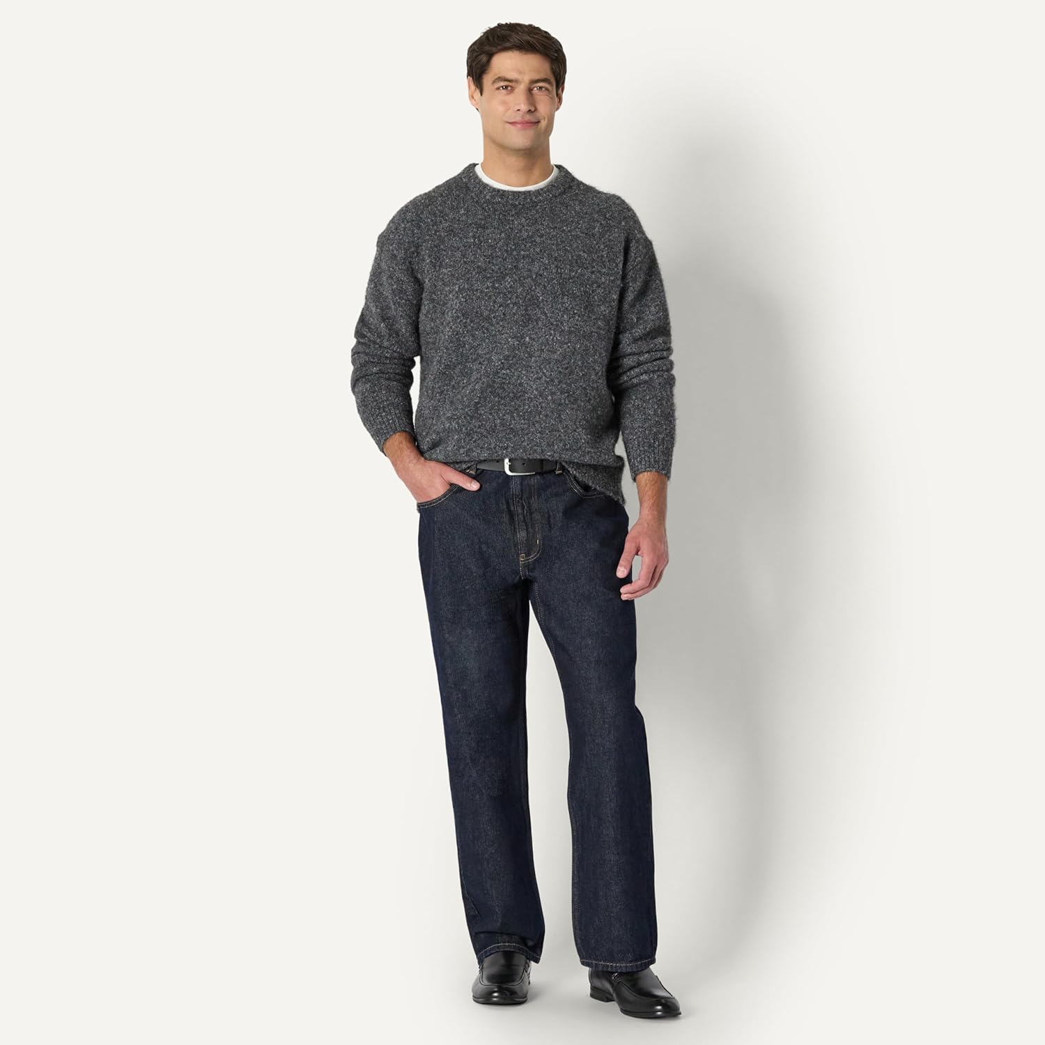Thumbnail 4 de Amazon Essentials Herren Relaxed-Fit-Pullover mit Rundhalsausschnitt aus Mohairimitat