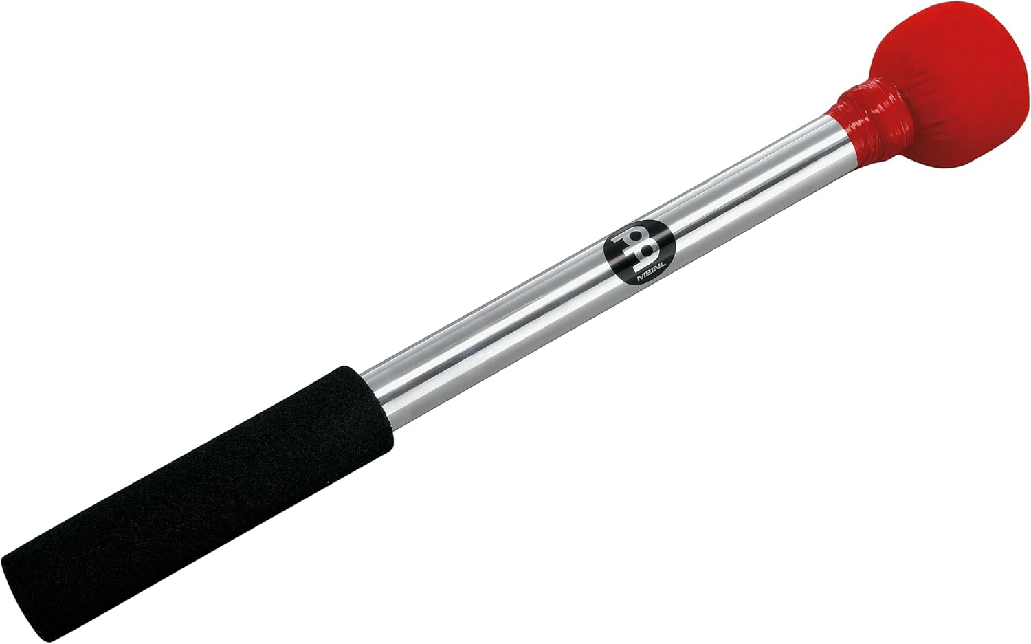 Detalle de Meinl SB1 sambaklopper met vilten kop van 5,08 cm en aluminium handvat
