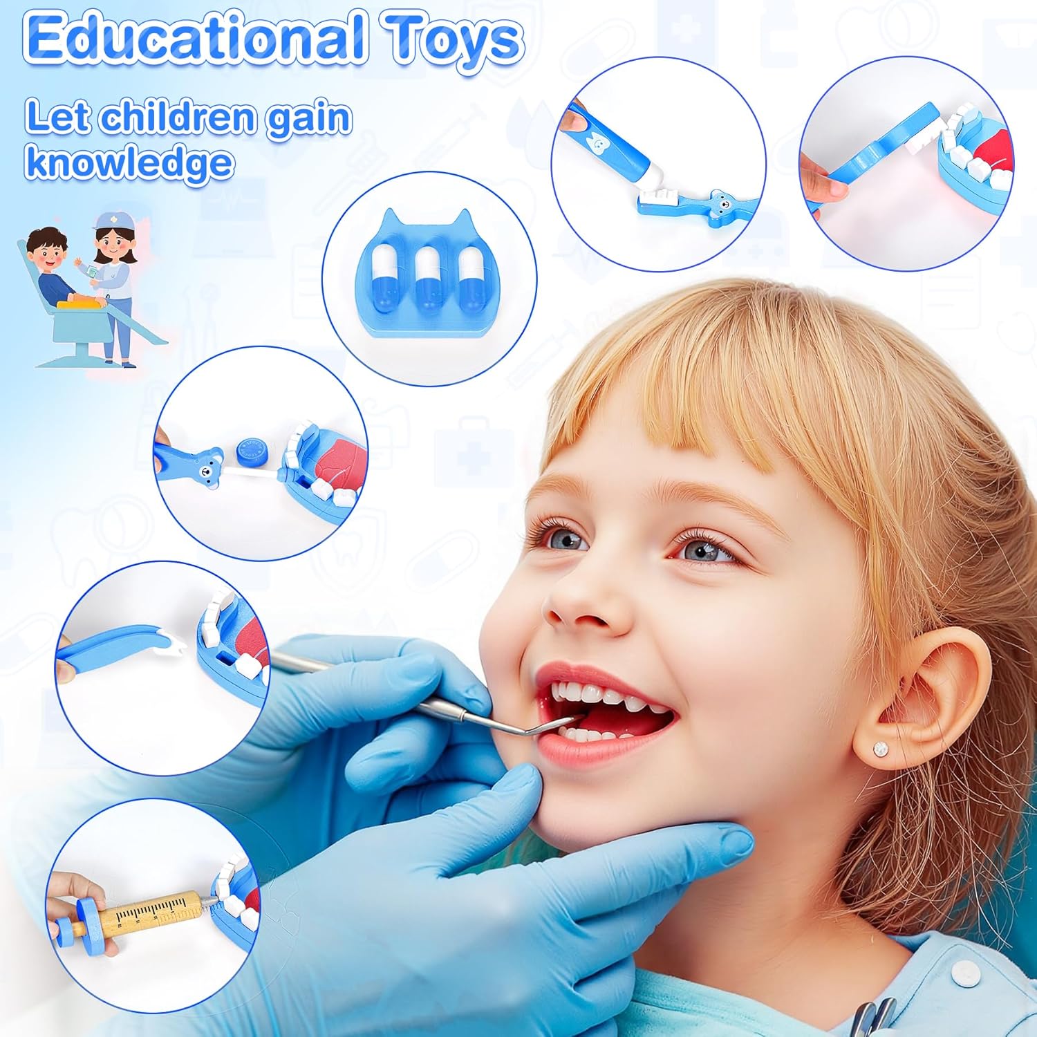 Detalle de Kit dottore bimbi Ophy 16 pezzi