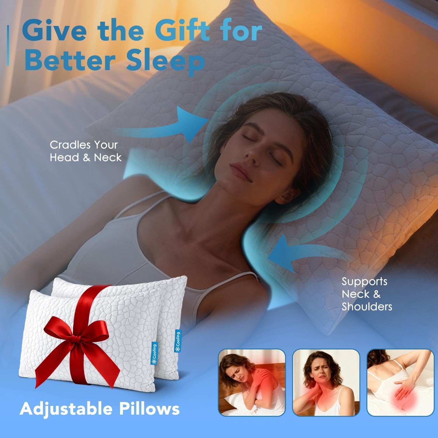 Detalle 2 de QUTOOL Cooling Pillow 2 Pack
