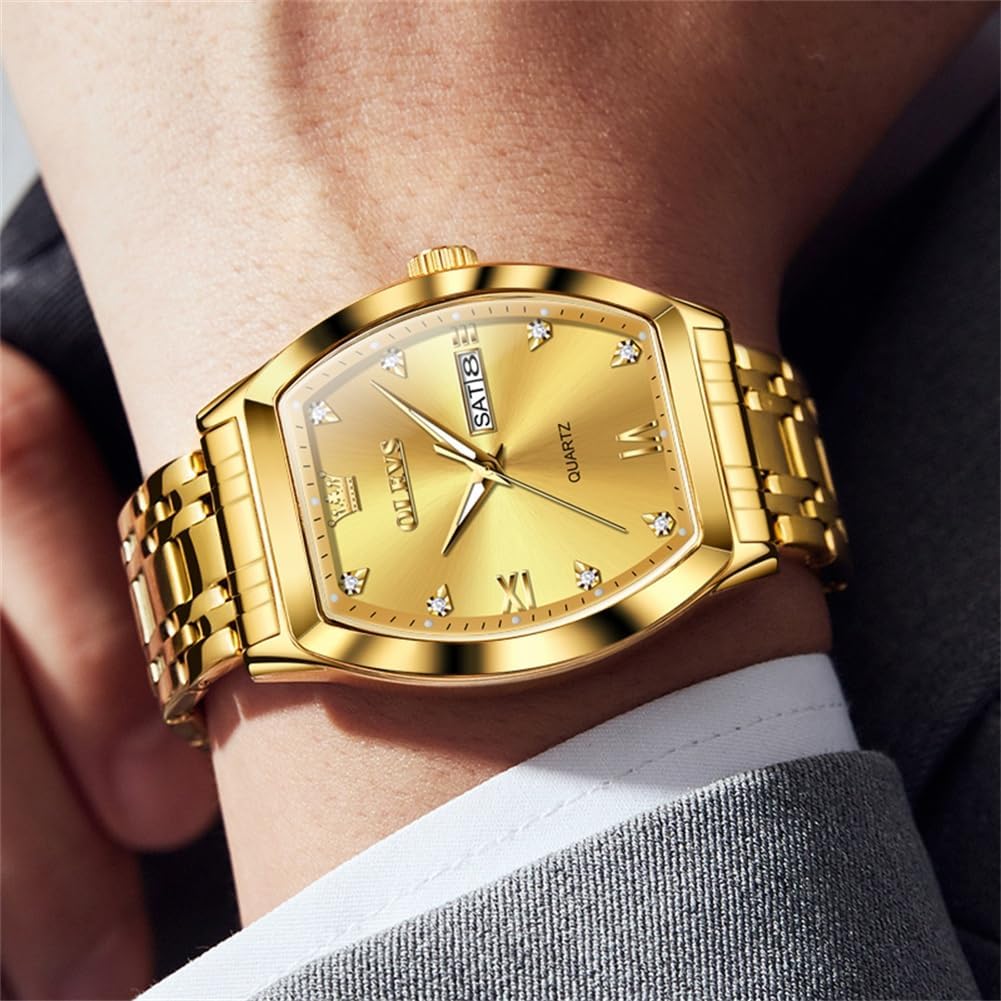 Thumbnail 2 de OLEVS Herrenuhr Business Luxus Diamond Moon Phase Chronograph Mode (Quarz) – wasserdicht bis 30 m