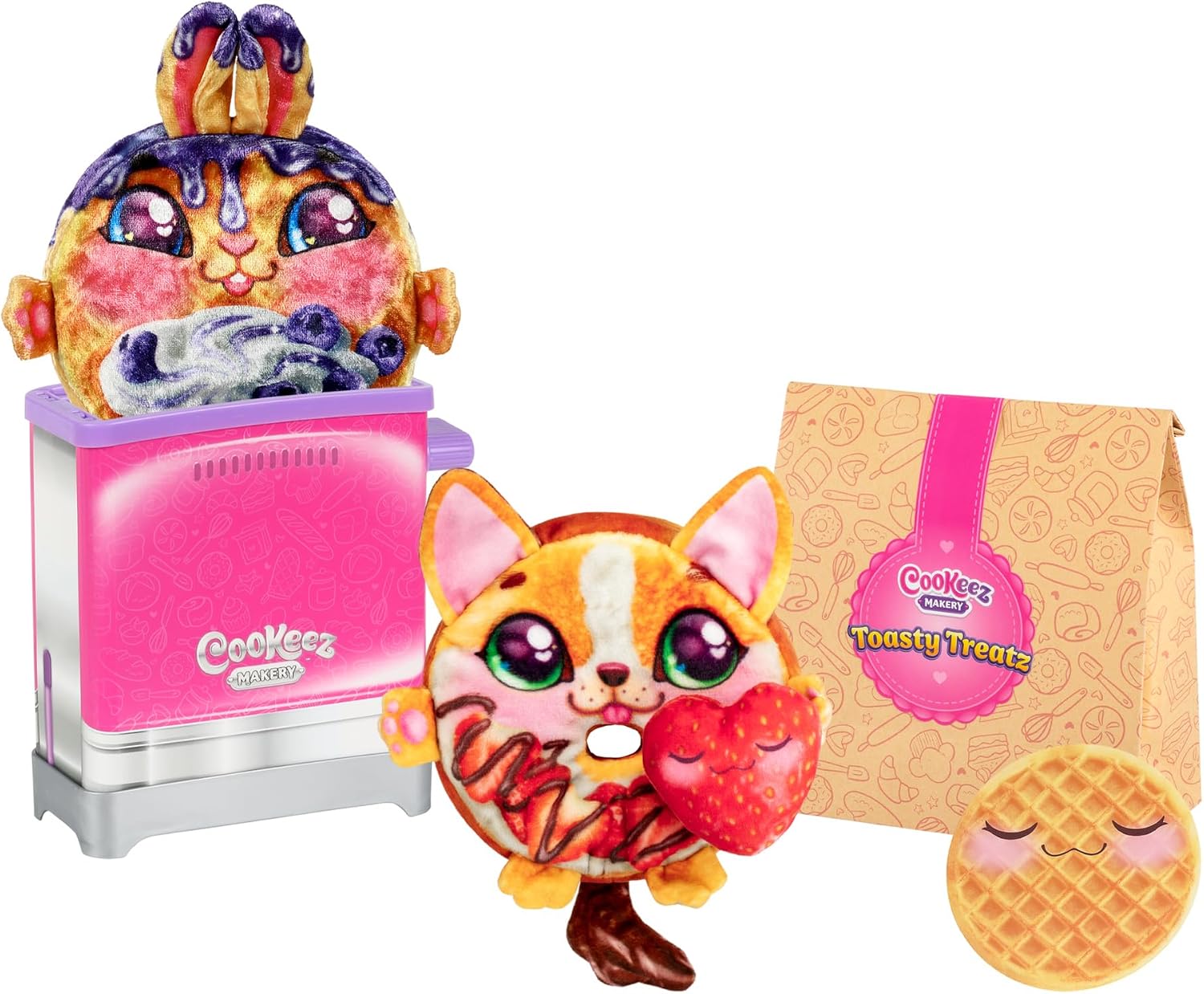 Detalle de COOKEEZ MAKERY Toast-Leckereien Toaster-Doppelpack – Duftende Überraschungsplüschtiere