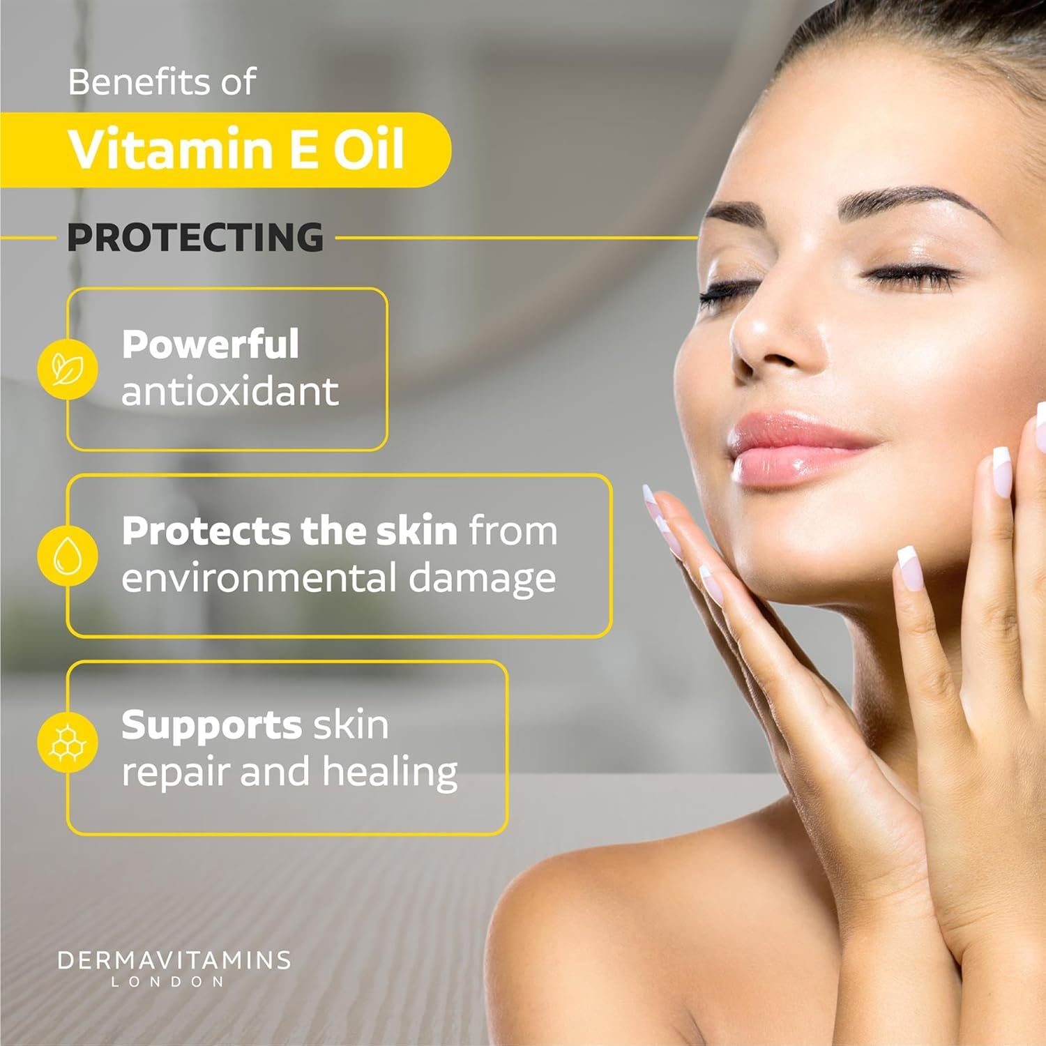 Thumbnail 1 de Dermavitamins Huile de vitamine E 100% naturelle (30 ml) à base d’huile de tournesol