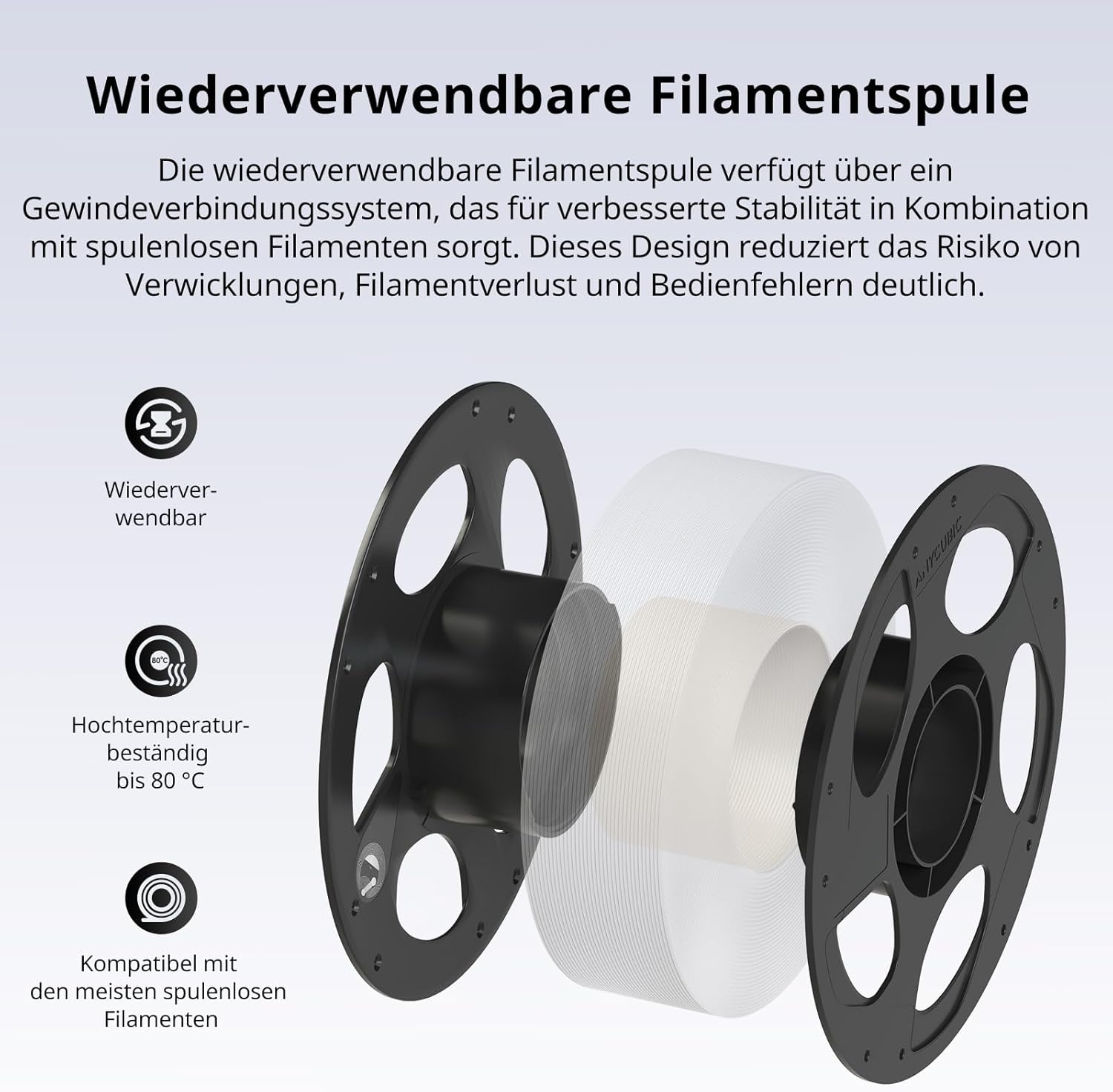 Thumbnail 6 de ANYCUBIC PLA+ Filament 1KG 1,75mm