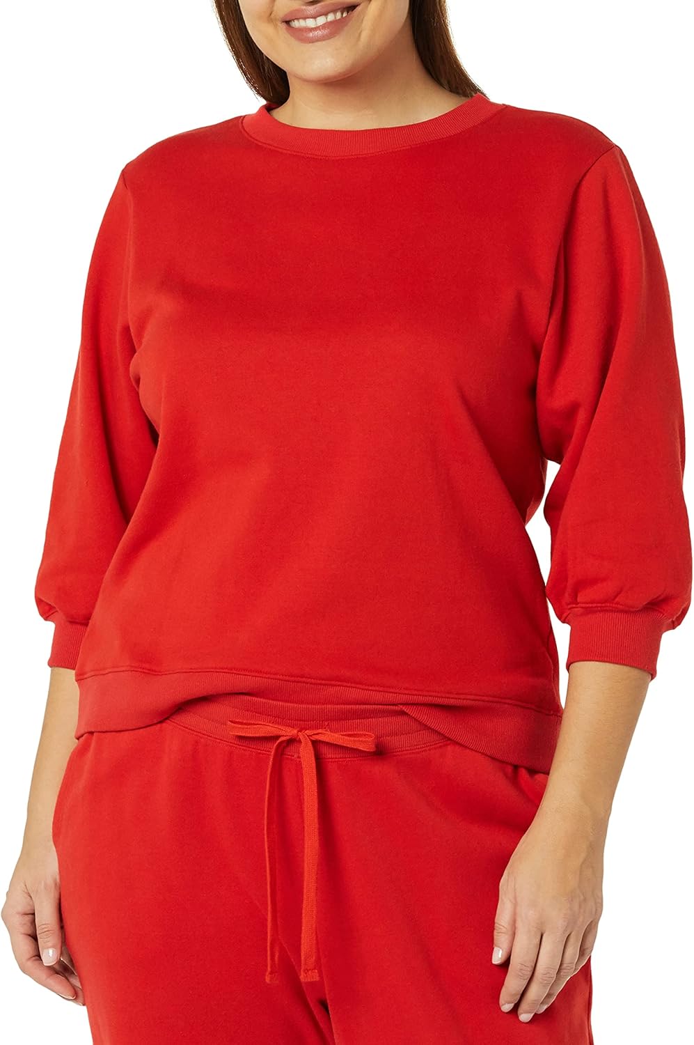 Thumbnail 2 de Amazon Essentials da donna felpa girocollo in french terry con maniche blouson
