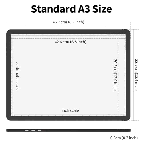 Thumbnail 1 de TOHETO A3 Rechargeable Light Pad for Tracing ✍️