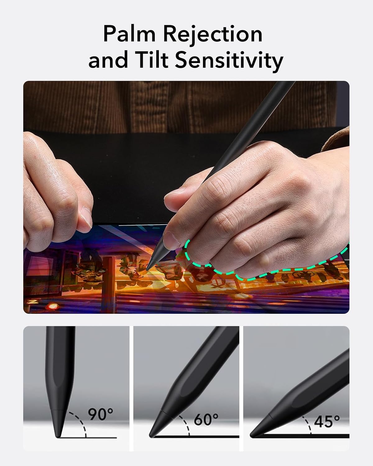 Detalle 1 de ESR Pencil for iPad 2018-2026, 1st gen