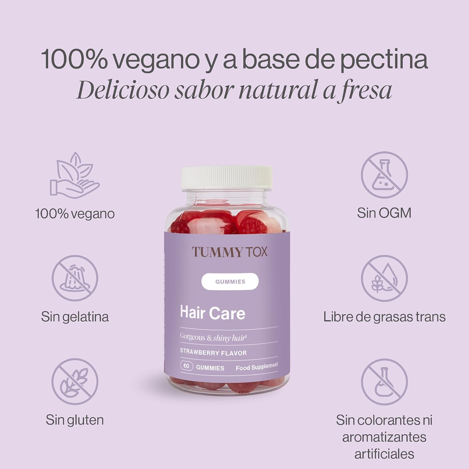 Thumbnail 4 de Tummy Tox Hair Care Gummies 🌸 Biotina 6000 mcg, 60 días