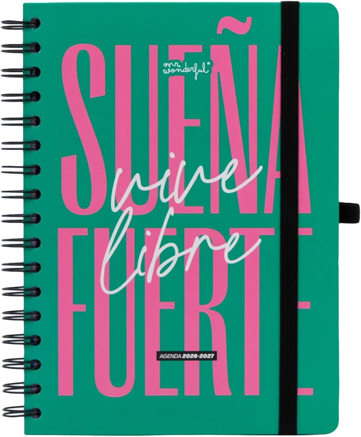 Detalle de Mr. Wonderful – Agenda escolar 2026-2027 (18 meses) con pegatinas y extras